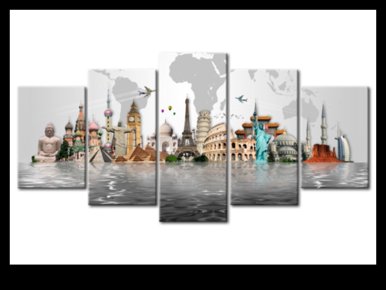 ציוני דרך בציורי תרבות המציירים את העולם 2 בדי תרבות: ציור העולם עם ציוני דרך