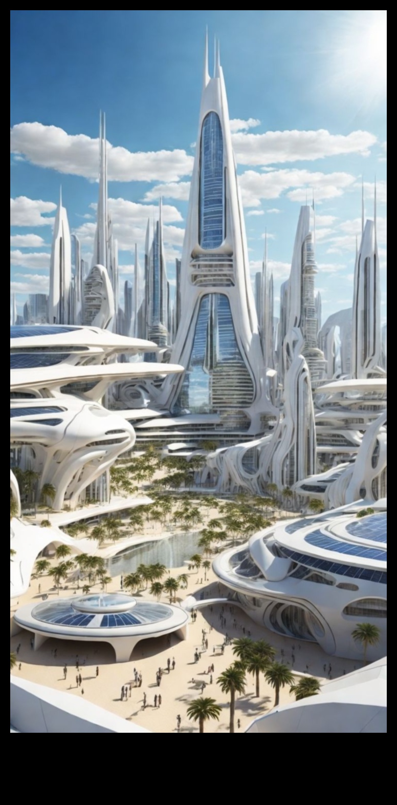 אוטופיה עירונית נוף עירוני אופנתי של העתיד 1 אוטופיה עירונית: מדמיינת נוף עירוני אופנתי