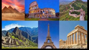 נופי מורשת: חקר פנורמי של פלאים היסטוריים