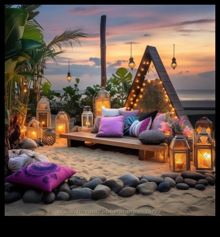 שלווה של שקיעה: אמצו את האווירה הבוהמית בסטייל